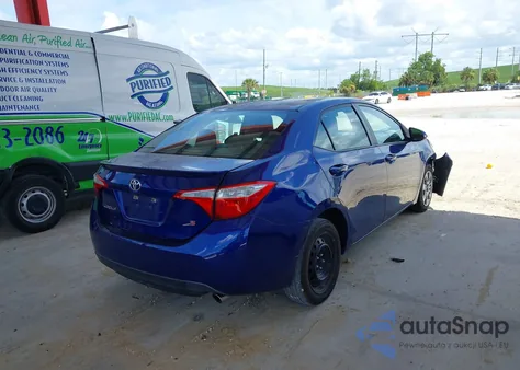 2015 Toyota Corolla S из США, поврежденный, VIN 5YFBURHE7FP204889